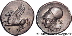 CORINTHIA - CORINTH
Type : Statère 
Date : c. 375-300 AC. 
Mint name / Town : Corinthe, Corinthie 
Metal : silver 
Diameter : 22  mm
Orientation dies ...