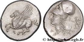 CORINTHIA - CORINTH
Type : Statère 
Date : c. 330 AC. 
Mint name / Town : Corinthe, Corinthie 
Metal : silver 
Diameter : 22  mm
Orientation dies : 10...