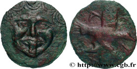 SARMATIA - OLBIA
Type : Grand bronze 
Date : c. 437-410 AC. 
Mint name / Town : Olbia, Sarmatie 
Metal : copper 
Diameter : 68  mm
Orientation dies : ...