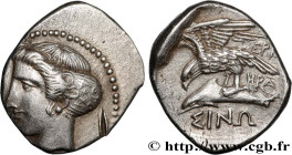 PAPHLAGONIA - SINOPE
Type : Drachme 
Date : c. 350 AC. 
Mint name / Town : Sinope, Paphlagonie 
Metal : silver 
Diameter : 20,5  mm
Orientation dies :...