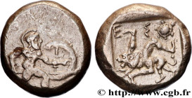 PAMPHYLIA - ASPENDOS
Type : Statère 
Date : c. 465-430 AC. 
Mint name / Town : Aspendos, Pamphylie 
Metal : silver 
Diameter : 20  mm
Orientation dies...