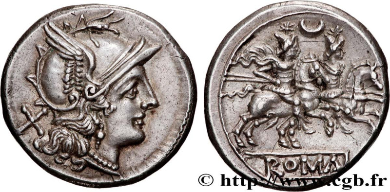 ROMAN REPUBLIC - ANONYMOUS
Type : Denier 
Date : c. 207 AC. 
Mint name / Town : ...