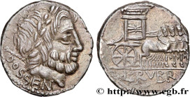 RUBRIA
Type : Denier 
Date : 87 AC. 
Mint name / Town : Rome 
Metal : silver 
Millesimal fineness : 950  ‰
Diameter : 17,5  mm
Orientation dies : 6  h...