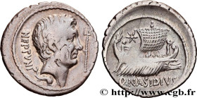 POMPEY THE GREAT
Type : Denier 
Date : c. 44-43 AC. 
Mint name / Town : Marseille 
Metal : silver 
Millesimal fineness : 950  ‰
Diameter : 20,5  mm
Or...