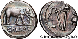 JULIUS CAESAR
Type : Denier 
Date : 49 AC. 
Mint name / Town : Gaule ou Italie 
Metal : silver 
Millesimal fineness : 950  ‰
Diameter : 17,5  mm
Orien...