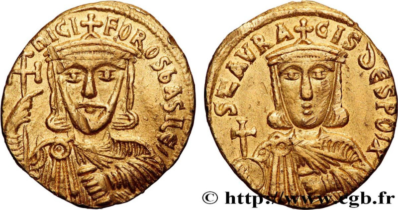NICEPHORUS I and STAURACIUS 
Type : Solidus 
Date : 803-811 
Mint name / Town : ...