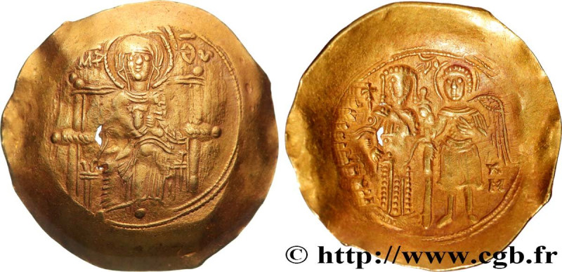 ISAAC II ANGELUS
Type : Aspron trachy (scyphate) 
Date : 1185-1195 
Mint name / ...