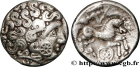 GALLIA - CALETI (Area of Pays de Caux)
Type : Quart de statère à la rouelle 
Date : Ier siècle avant J.-C. 
Metal : electrum 
Diameter : 12,5  mm
Orie...