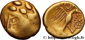 GALLIA - CARNUTES (Beauce area)
Type : Hémistatère d’or à l’aigle, tête à gauche 
Date : Ier siècle avant J.-C. 
Mint name / Town : Chartres (28) 
Met...