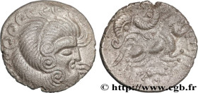 CORIOSOLITÆ (Area of Corseul, Cotes d'Armor)
Type : Statère de billon, classe I au nez droit 
Date : c. 80-50 AC. 
Mint name / Town : Saint-Brieuc (22...