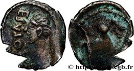 UNSPECIFIED, FROM THE NORTH-WEST
Type : Obole ESVIOS au lion 
Date : c. 60-40 AC. 
Metal : bronze 
Diameter : 10  mm
Orientation dies : 9  h.
Weight :...