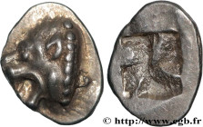 MASSALIA - MARSEILLE
Type : Hémiobole à la tête de lion, à gauche, du type du trésor d’Auriol  
Date : c. 490-470 AC. 
Mint name / Town : Marseille (1...