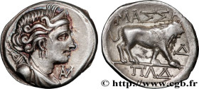 MASSALIA - MARSEILLE
Type : “Drachme légère” ou tétrobole 
Date : c. 121-82 AC. 
Mint name / Town : Marseille (13) 
Metal : silver 
Diameter : 16,5  m...