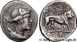 MASSALIA - MARSEILLE
Type : “Drachme légère” ou tétrobole 
Date : c. 90-50 AC. 
Mint name / Town : Massalia 
Metal : silver 
Diameter : 16,5  mm
Orien...