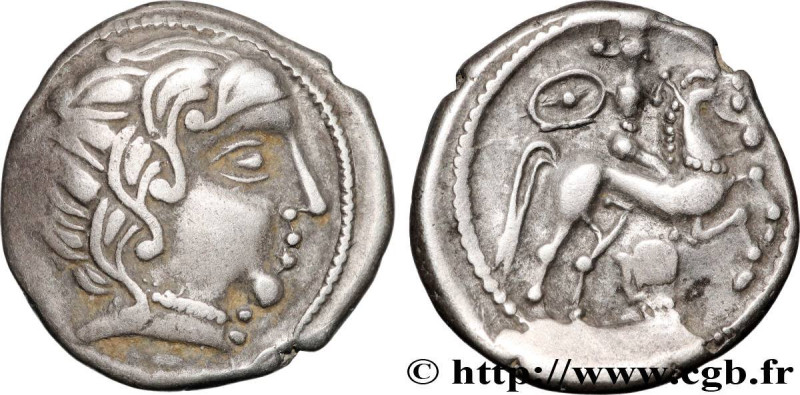 PICTONES / BITURIGES - MID-WESTERN, Unspecified
Type : Drachme au cavalier et à ...