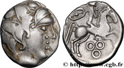 PICTONES / BITURIGES - MID-WESTERN, Unspecified
Type : Drachme au cavalier et aux annelets 
Date : c. 80-60 AC. 
Metal : silver 
Diameter : 17  mm
Ori...