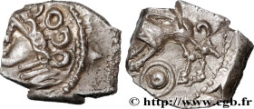 GALLIA - SOUTH WESTERN GAUL - RUTENI (Area of Rodez)
Type : Drachme “au sanglier”, à la grosse tête bouclée, S. 440 
Date : IIe-Ier siècle av. J.-C 
M...