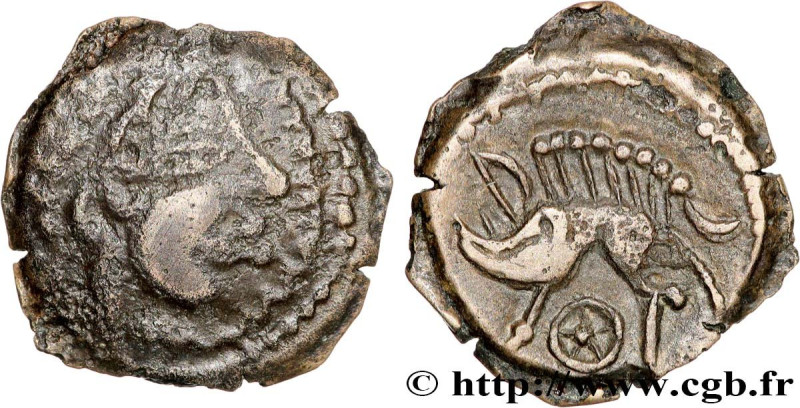 VELIOCASSES (Area of Norman Vexin)
Type : Bronze au sanglier de Saint-André-sur-...