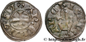 PROVENCE - ARCHBISCHOP OF ARLES - ANONYMOUS COINAGE
Type : Denier anonyme ou estévenant 
Date : 1180-1225 
Date : s.m. 
Mint name / Town : Arles 
Meta...