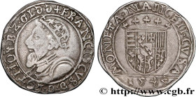 LORRAINE - DUCHY OF LORRAINE - FRANCIS I
Type : Teston 
Date : 1545 
Mint name / Town : Nancy 
Metal : silver 
Diameter : 28,5  mm
Orientation dies : ...
