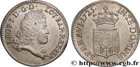DUCHY OF LORRAINE - LEOPOLD I
Type : Demi-écu dit "demi-Aubonne" 
Date : 1725 
Mint name / Town : Nancy 
Metal : silver 
Millesimal fineness : 917  ‰
...