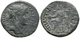 Lydia, Saitta. Pseudo-autonomous issue, time of Septimius Severus (193-211). Æ (23mm, 6.04g). Attikos (first archon for the second time), magistrate. ...