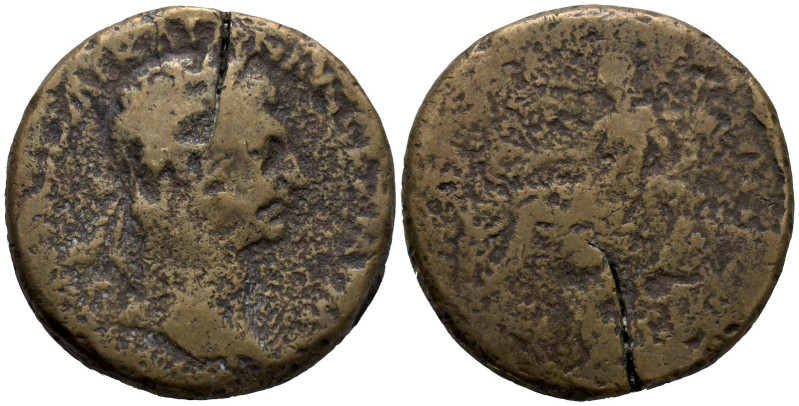Trajan (98-117). Æ Sestertius (31mm, 24.96g). Rome, 98-9. Laureate head r. R/ Co...