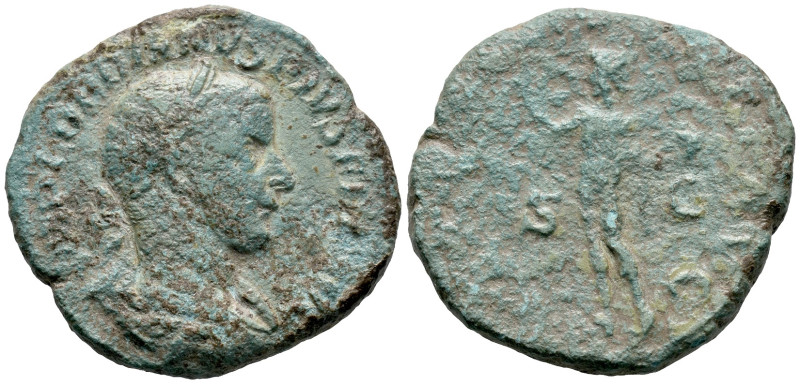 Gordian III (238-244). Æ Sestertius (29mm, 16.56g). Rome, 241-4. Laureate, drape...