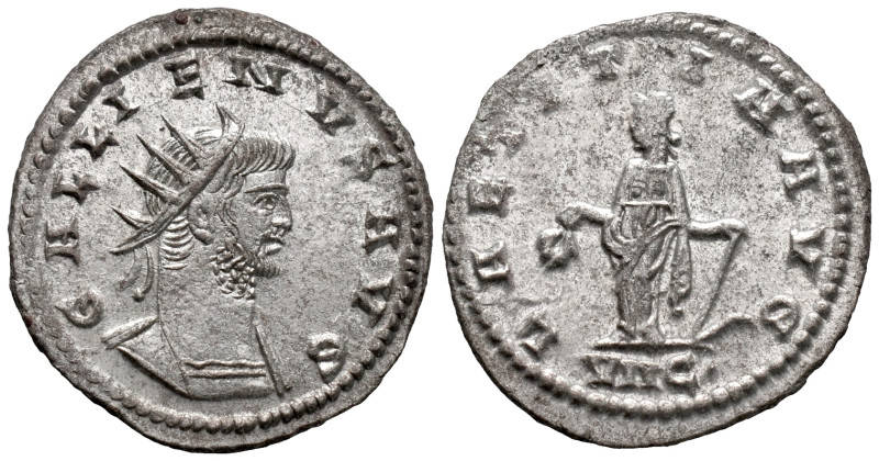 Gallienus (253-268). Antoninianus (20.5mm, 3.32g). Antioch, 266-8. Radiate and c...