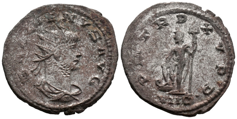 Gallienus (253-268). Antoninianus (21.4mm, 4g). Antioch, c. 266-8. Radiate, drap...