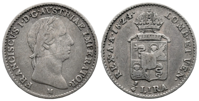 Italy. Italian States. Kingdom of Lombardy-Venetia. Milan mint. Francis I (1815-...