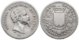 Italy. Italian States. United Provinces of Central Italy. Provisional Government of Tuscany. Florence mint. Vittorio Emanuele II (1859-1860; also, Kin...