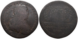 Netherlands. Token 1757 (32mm, 13.08g), J. Roettiers. PRAGA LIBERATA / WRATISLAVIA CAPTA. Fine