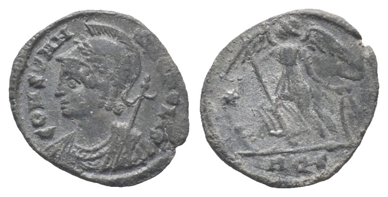 Commemorative Series, 330-354. Æ Follis (17mm, 1.83g). Aquileia, 334-5. Laureate...