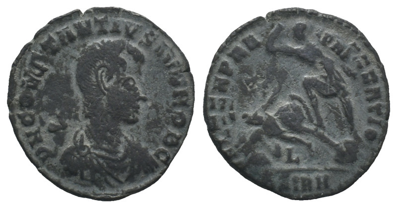 Constantius Gallus (Caesar, 351-354). Æ (23mm, 4.22g). Sirmium. Bareheaded, drap...