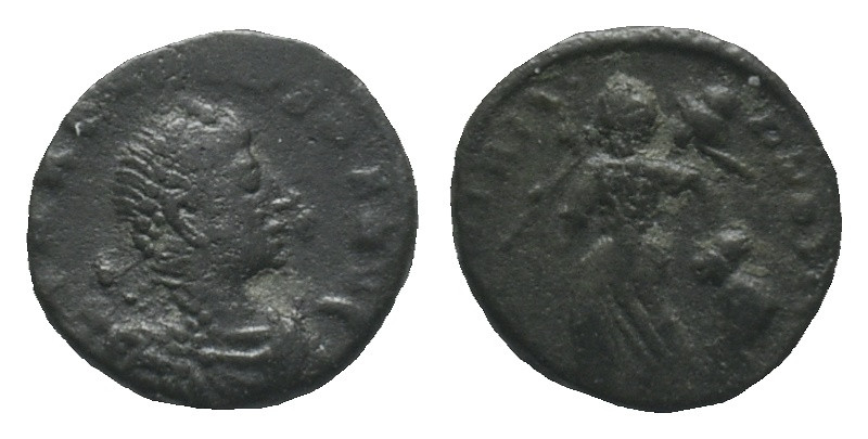 Arcadius ? (383-408). Æ (12mm, 1.18g). Uncertain mint. Pearl-diademed, draped an...