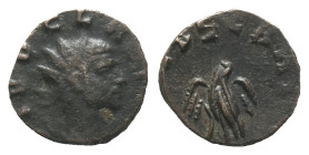Barbarous Radiate, imitating Divus Claudius II (13mm, 1.39g). Radiate head r. R/ Eagle standing l., head r. Near VF