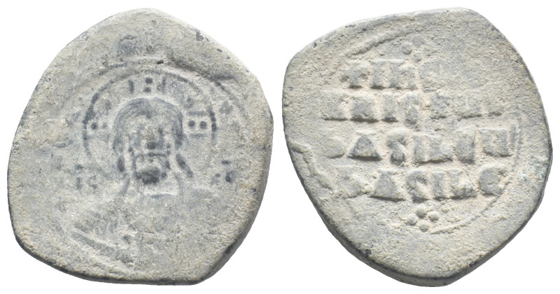 Anonymous, time of Basil II and Constantine VIII (c. 976-1025). Æ 40 Nummi (32mm...