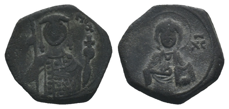 John II Comnenus (1118-1143). Æ Tetarteron (19mm, 3.25g). Thessalonica. Facing b...
