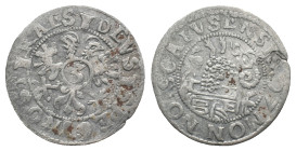 Switzerland, Schaffhausen. 3 Kreuzer 1597 (22mm, 1.91g). VF