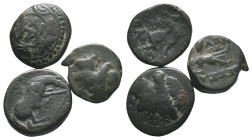 Lot of 3 Greek Æ coins, to be catalog. LOT SOLD AS IS, NO RETURN