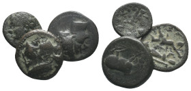 Lot of 3 Greek Æ coins, to be catalog. LOT SOLD AS IS, NO RETURN