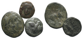 Lot of 3 Greek Æ coins, to be catalog. LOT SOLD AS IS, NO RETURN