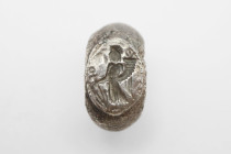 Roman Silver Seal Ring with Fortuna, Circa 1st Century AD