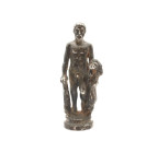 Silver Heracles Figurine on a Base ,  Circa 
18en -20th Century AD