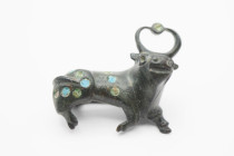 Romano- Egyptian Enamelled  Apis Brooch , Circa
1st  Century BC- 1st Century AD