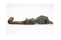 Roman Iron Key with Lion Handle , Circa 1st, 2nd Century AD
