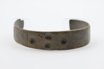 Medieval-Viking Era Bronze Bracelet, Circa 9th, 10th Century AD