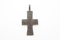 Medieval-Holy Land Cross Pendant, Circa
8th-9th century AD