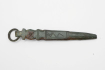 Roman Bronze Tweezers, Circa 1st,  2nd Century AD